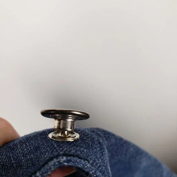 James Jeans Humphrey Wide Flare Leg Mid Rise Dry Aged Denim Dark Blue Size 31 - Picture 7 of 11